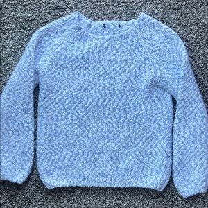 Buffalo David Bitton Light Blue Textured Crewneck Sweater